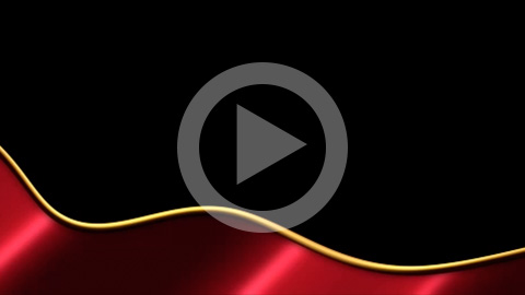 red gold ribbon free lower third templates